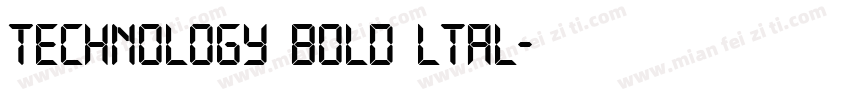 Technology Bold ltal字体转换